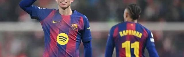 巴萨4-2力克布拉格斯拉维亚，莱万抢眼表现弗里克换人见效